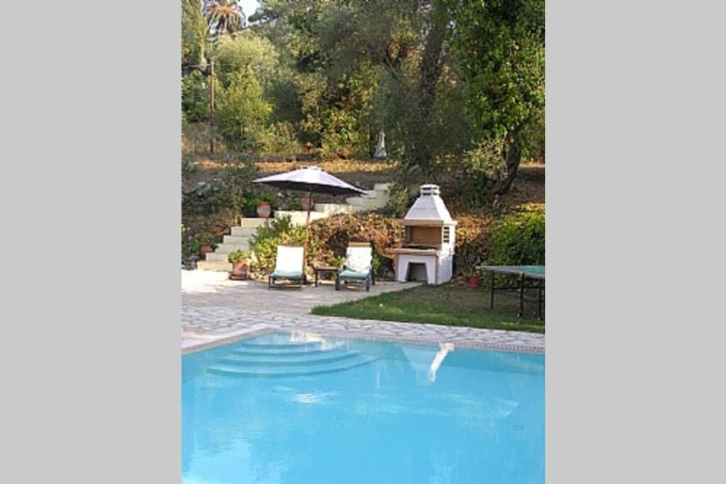 Gastouri Pascalia With Heated Pool In October And Views Villa *
